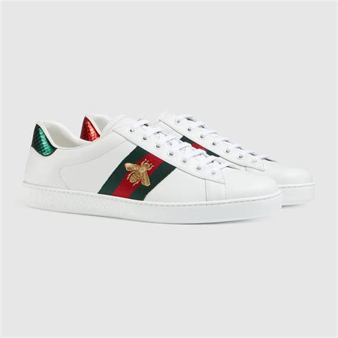 gucci mens ace embroidered sneakers|gucci new ace platform sneakers.